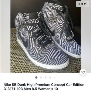 Concept Car Dunk 2014 Men 8.5 Woman 10